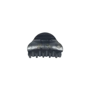 Pince à cheveux crabe noire en plastique L 6.5 cm